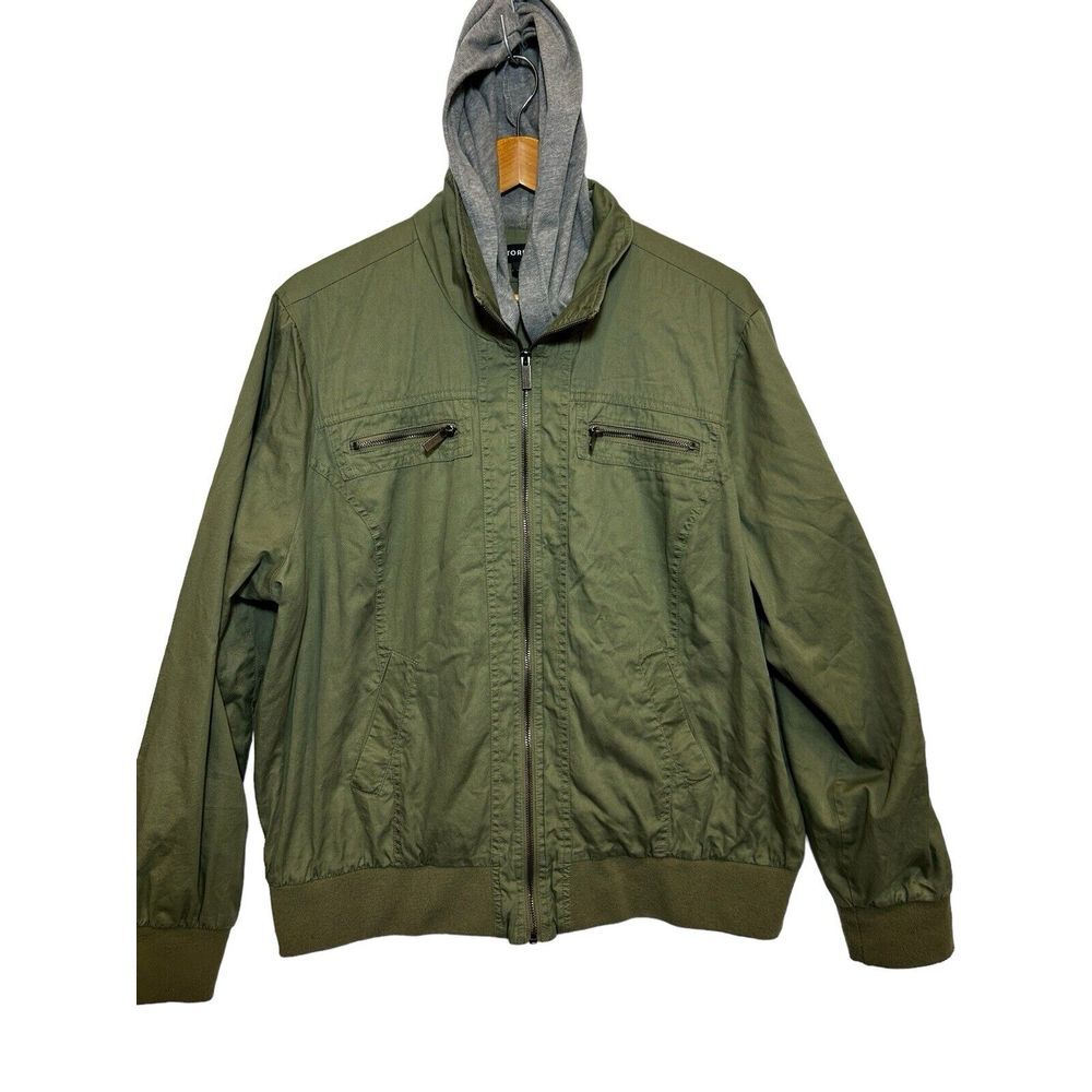 Torrid Women's Military Field Jacket Sweater Hoodie Green Army Grey Size 2x